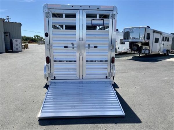 2024 Exiss Exhibitor Mini 615 Bumper Pull Stock Trailer, 8 pens