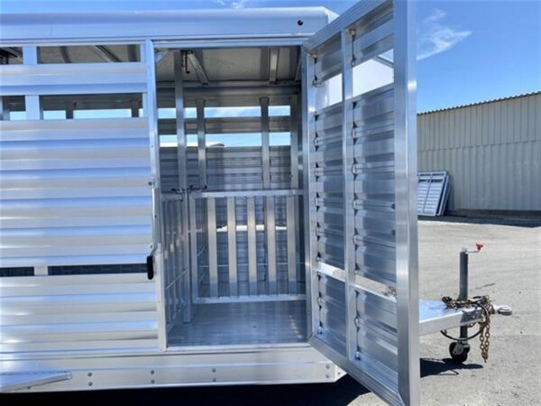 2024 Exiss Exhibitor Mini 615 Bumper Pull Stock Trailer, 8 pens