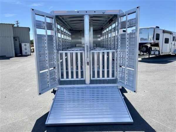 2024 Exiss Exhibitor Mini 615 Bumper Pull Stock Trailer, 8 pens