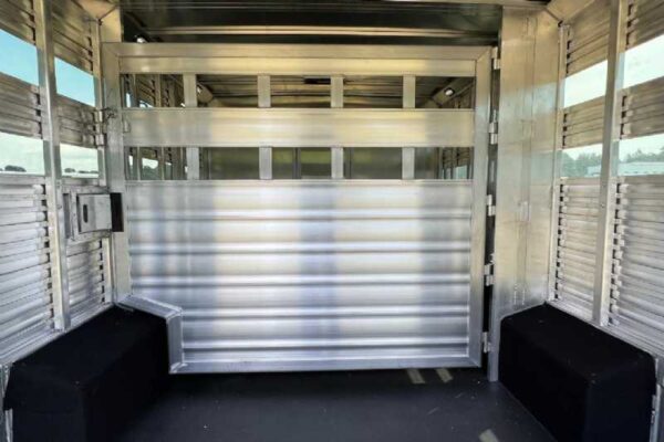 2024 Lakota Charger LE81413SR Stock Trailer with 13′ Short Wall