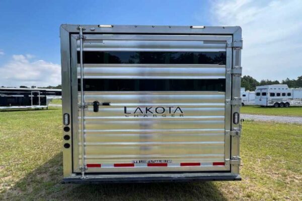 2024 Lakota Charger LE81413SR Stock Trailer with 13′ Short Wall