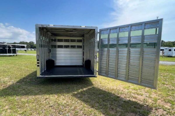 2024 Lakota Charger LE81413SR Stock Trailer with 13′ Short Wall