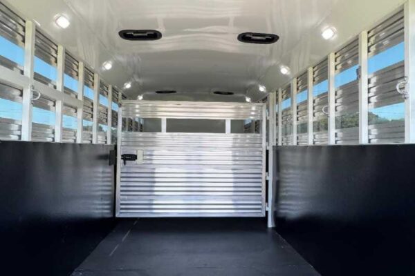 2024 Bison Trail Hand 708160 Stock Trailer with 8′ Short Wall