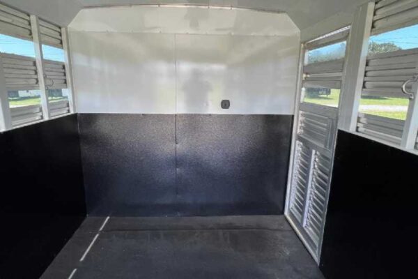 2024 Bison Trail Hand 708160 Stock Trailer with 8′ Short Wall