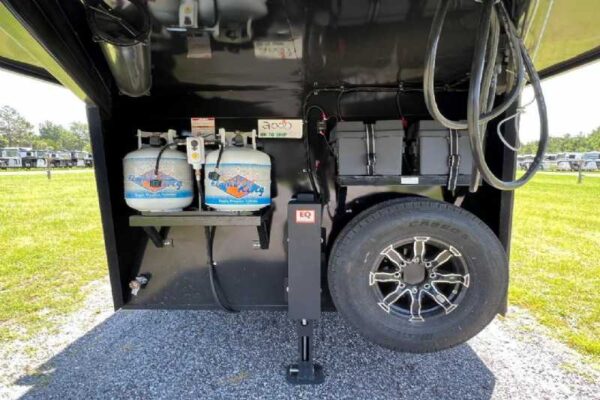 2024 Bison Trail Hand 708160 Stock Trailer with 8′ Short Wall