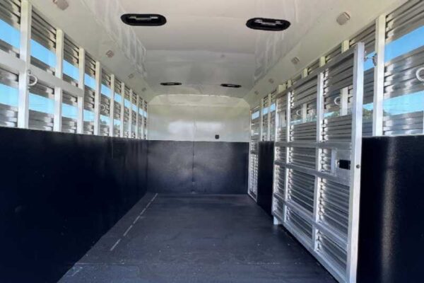 2024 Bison Trail Hand 708160 Stock Trailer with 8′ Short Wall