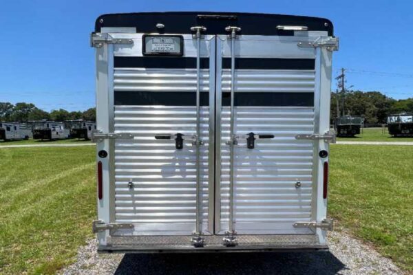 2024 Bison Trail Hand 708160 Stock Trailer with 8′ Short Wall