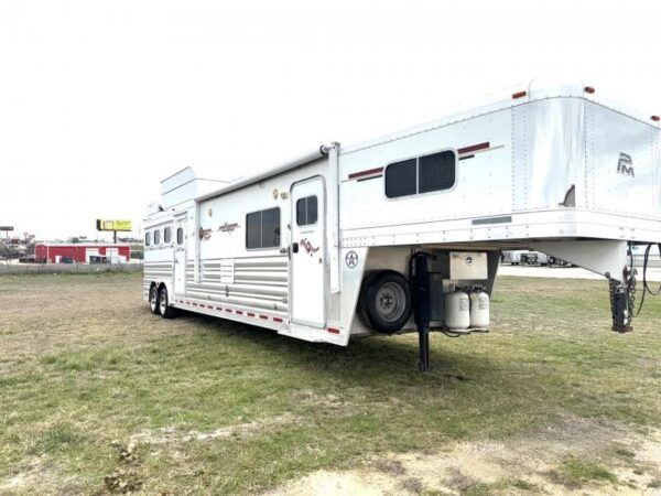2011 Platinum Coach 4 Horse 15 SW Rear Load Horse Trailer