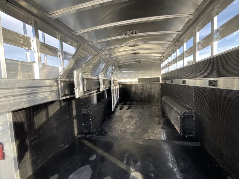 NEW 2024 Elite Trailers 5 Horse Stock Combo BP Horse Trailer