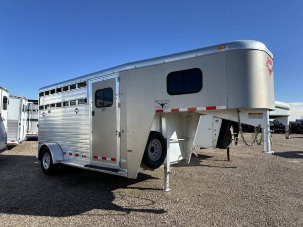 2012 Hart Trailers Short-Go Single Axle Stock / Stock Combo Trailer